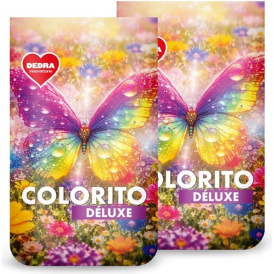 Dedra Colorito Deluxe prací prášek na barevné prádlo 2 x 50 PD