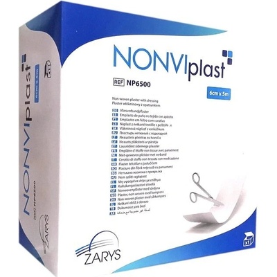NONVIplast netkaná náplast s krytím bílá 6 cm x5 m nesterilní