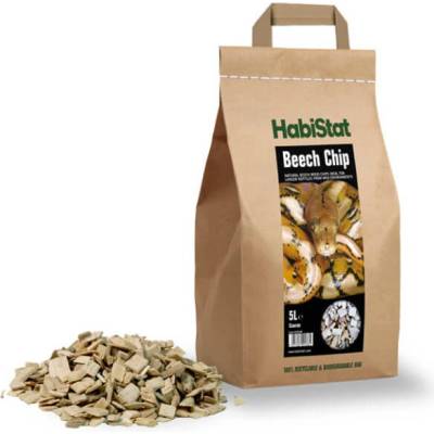 HabiStat Beech Chips Substrate hrubý 10 l