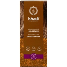 Khadi rastlinná farba na vlasy Zlatá Hnedá 100g