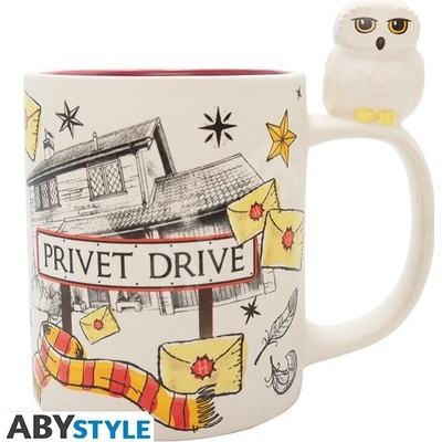 ABYstyle Hrnek Harry Potter Hedvika a Zobí ulice 460 ml