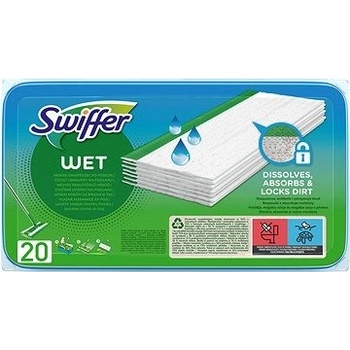 Swiffer Wet Citrus Fresh náhradné vlhčené obrúsky na podlahu 20 ks