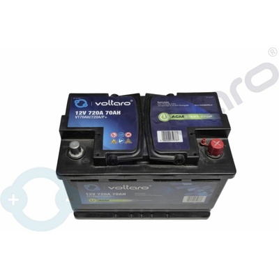 Voltaro AGM Start-Stop 12V 70Ah 720A 570901072