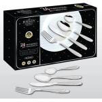 BOHMANN Комплект прибори за хранене Bohmann BH BP A24-SM, Кутия, 24 бр, Инокс (9BHBPA24SM) - topmarket