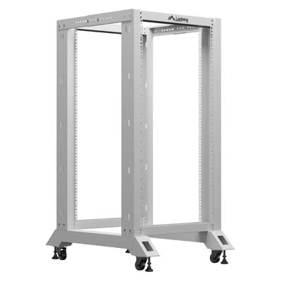 Lanberg Комуникационен шкаф, Lanberg open rack 19" 22U 600x800, grey (OR01-6822-S)