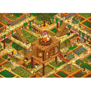 Trefl - Puzzle Premium Plus The Impossible Maze: Crazy Chickens - 500 piese