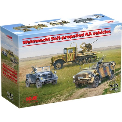 ICM Self Propelled AA Guns of Wehrmacht 3 kits 1:35