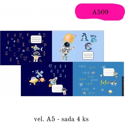 Obaly na sešity A5 A509