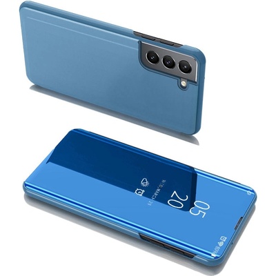 HQWear Флип-кейс Clear View за Samsung Galaxy S22 + (S22 Plus), Син (9145576240915)