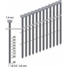 Prebena Konvexní hřebíky CNW do hřebíkovaček Prebena, délka 45 mm