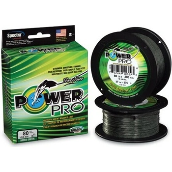 Power Pro Splietaná Šnúra Moss Green 135 m 0,08 mm 4 kg