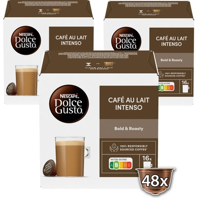 Nescafé Dolce Gusto Cafe Au Lait Intenso 48 ks