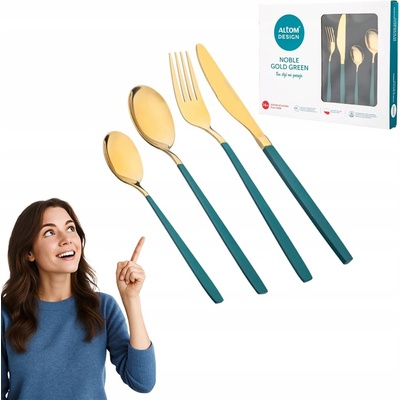 Altom Design Súprava príborov Design Noble Gold 24 ks