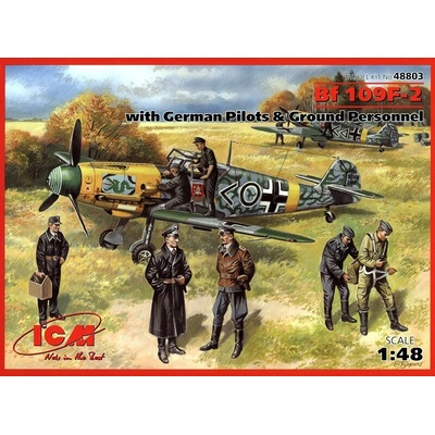 ICM Bf 109 F-2 with Personel 1:48