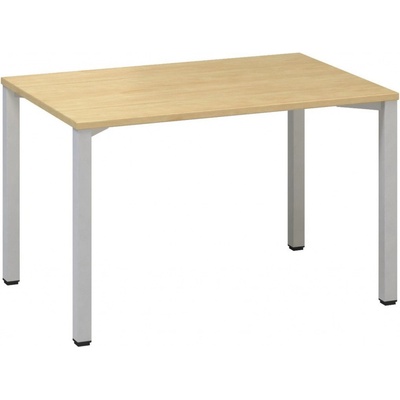Interier Říčany Psací stůl Alfa 200, 120 x 80 cm divoká hruška/stříbrná