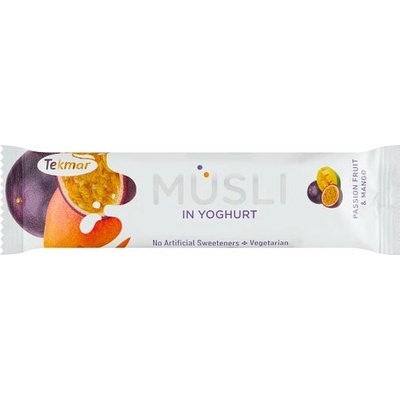 Tekmar Müsli tyčinka s príchuťou manga a marakuji v poleve s jogurtom 30 g