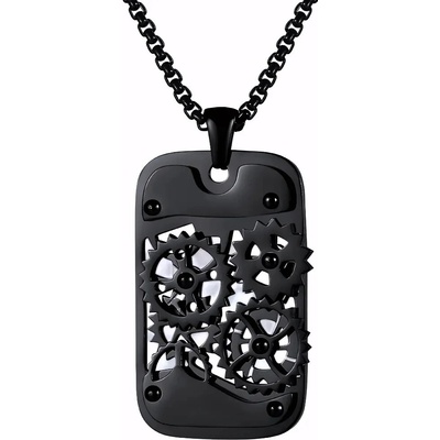 Gaira Prívesok Dog Tag 30432 čierna