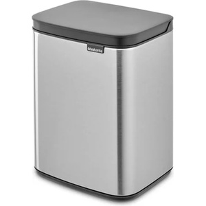 Brabantia Кош за смет Brabantia Bo Small 4L, Matt Steel Fingerprint Proof (1006625) - topmarket
