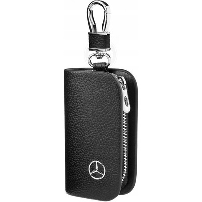 Kľúčenka KOŽENÉ PUZDRO na kľúče MERCEDES logo do auta ELEGANTNÁ