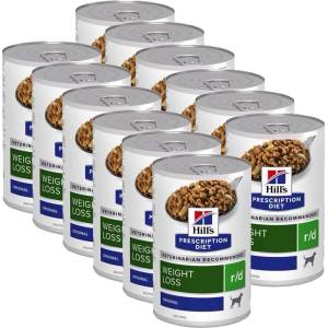 Hill's Hill s Prescription Diet r/d Контрол на теглото консерви за кучета 12 x 350 г