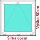 Soft Plastové okno 65x50 cm, sklopné
