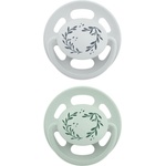 Cherry Бебешки залъгалки NIP Green - Cherry, каучук, 0-6 м, зелена/светлозелена (4000821428072) - ozone
