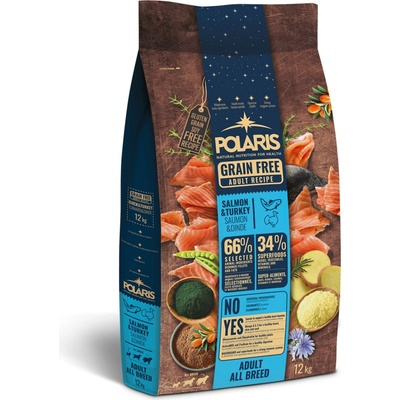 Polaris Grain Free pes Adult losos krůta 12 kg