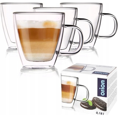 Orion Sklenice na kávu a čaj 4 x 180 ml