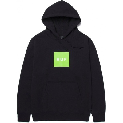 HUF BOX LOGO PO HOODIE Black