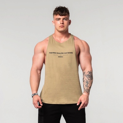 Nebbia pánske fitness tielko FLEXIN 360 green
