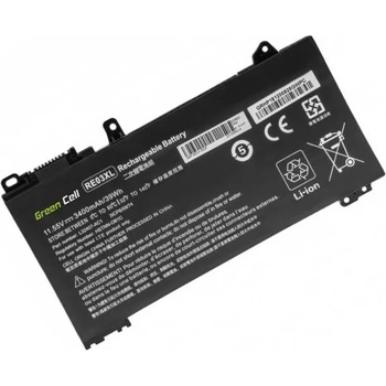 Green Cell Батерия (заместител) за лаптоп HP PROBOOK 430 G6 440 G6 450 G6 RE03XL, 11.55V, 39Wh-45Wh (AD32512)