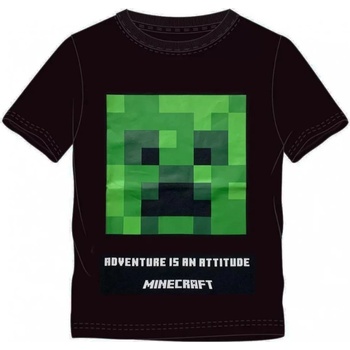 Minecraft tričko Black