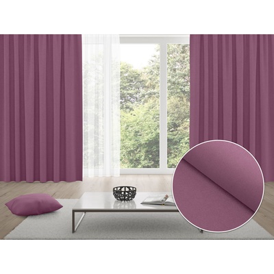 Biante Zatemňovací závěs Blackout BKU-103 Lila - šířka 140 cm 140x140 cm