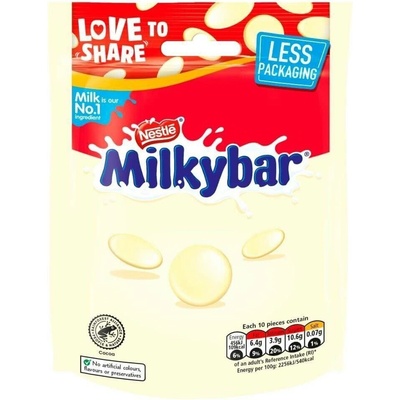 Milkybar knoflíčky z bílé čokolády 94 g