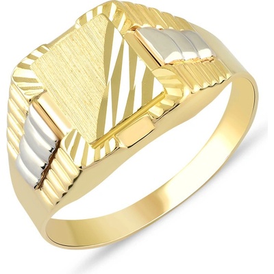 Lillian Vassago Designový celozlatý prsten LLV55 GR003C