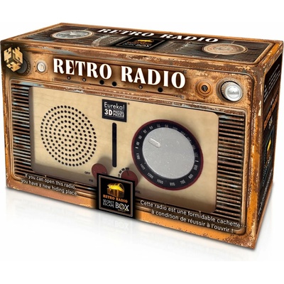 Huzzle Secret box Retro radio