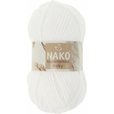 Nako Superlambs Bulky 208 biela