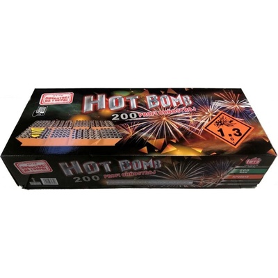 Tarra pyrotechnik Profi složený ohňostroj HOT BOMB 200 ran