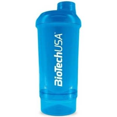 BioTech Šejkr 500 ml + 150 ml Barva: Modrá