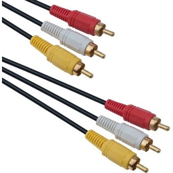 DeTech Кабел DeTech 3RCA - 3RCA, High Quality, 3m - 18119