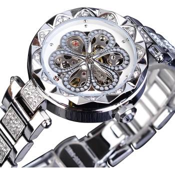 Forsining Дамски часовник forsining la-14562 - Сребърен kp14562 (la-14562)