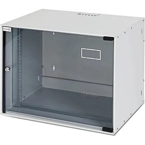 Gunko SHRK 12U 540x400 мм, 19" Стенен шкаф без отвори за вентилатори, разглобен, светло сив (SHRK12U5440LG111)