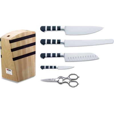 Friedr. Dick Кухненски ножове с магнитен блок 1905 , комплект 5 бр. , неръждаема стомана, f. dick (fdck8197000)