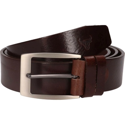 Pánský kožený opasek Belt Toro Patric tmavě hnědá