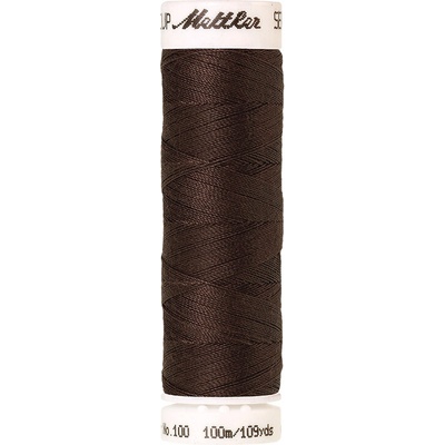 Nitě SERALON 100m na univerzální šití, polyester AMANN Mettler - více barev 6677: 0395 šedo-hnědá