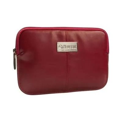 Krusell Luna Sleeve 7 - кожен калъф за iPad Mini, iPad mini 2, iPad mini 3, Nexus 7, Galaxy Tab 7 и таблети до 7.9 инча (червен)