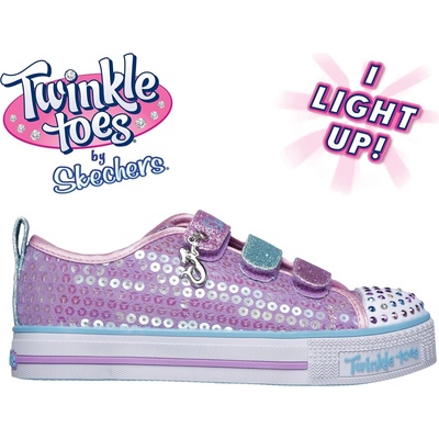 Skechers Детски маратонки Skechers Twinkle Toes Mermaid Magic Infants Trainers - Purple/Multi