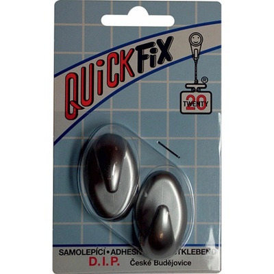 QuickFix Háček QFMETAL 1/stříbro mat blistr, 2ks