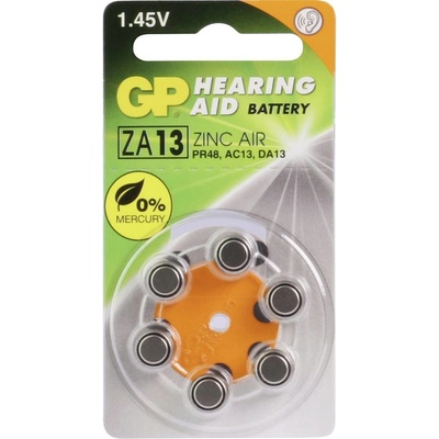 Panasonic Size 13 Hearing Aid Batteries – PR13 PR48 Zinc Air 1.4V, 0% Mercury