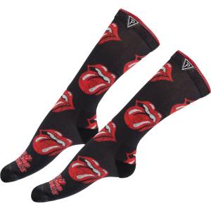 Perri´s socks чорапи the rolling stones - allover distressed tongues - черно - perri´s socks - rsb302-001